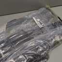 Gueevin Corner Bamboo Laundry Hamper with Lid and Removable Liner Corner Bamboo Laundry Basket with Handle Washing Clothes Basket Storage Bin for Bedroom Bathroom(Black,Vertical Slatted)