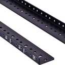 RackPath 20U Vertical Server Rack Rail Pair Kit, DIY Rack Build, 12-24 Screws x80