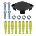 BLKGJTF ACFHRL2 Polycarbonate Bladed Trimmer Head Fit for Ryobi 18V, 24V and 40V RY40210, RY40210A String Trimmers with 8 Quick-Loading Blades