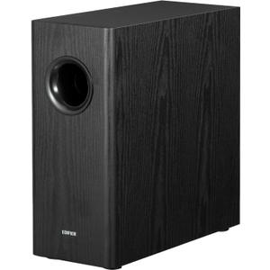 Edifier T5s Powered Active Subwoofer with 70W RMS, 8" Long-Throw Woofer, Deep Bass (35Hz) Speaker, Built-in Amp, Low Distortion, Phase Selector & Energy-Efficient for Home & Studio Audio, Black