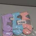 Bemeol 12 Pairs Girls Socks Ankle Athletic Running Socks Low Cut Sports Short Sock, Size: 7-10 Years