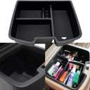 JOJOMARK Center Console Organizer Tray Compatible with 2007-2014 GMC Sierra Chevy Silverado Tahoe Yukon Suburban - Accessories Replaces 19166288 (Black)
