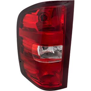 Go-Parts - Tail Light Assembly for Chevrolet Silverado/ GMC Sierra 2007-2014, Left (Driver), Halogen, Excludes 2007 Classic, Replacement 2008 2009 2010 2011 2012 2013