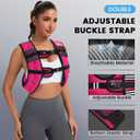 TB3C Weighted Vest Woman,20 LB Weight Vest for Women, Plus Size Womens Weighted Vest, Pink 