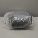 Round Velvet Meditation Pillow D=13"/16" H=5.5" Yoga Bolster Floor Pouf Zafu Buckwheat Meditation Cushion for Sitting on Floor,Removable Organic Cotton Cover Kneeling Pillow (Black)