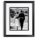 Yaetm 16x20 Black Picture Frame with Decorative Inner Frame & Tempered Glass, Display 11x14 Photos with Mat on Wall - Portrait or Landscape - Ideal for Office & Home Décor (Black, Single)