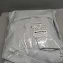 NICETOWN 100% Blackout Window Curtain Panels, Cold and Full Light Blocking Drapes with Black Liner for Nursery, 84 inches Drop Thermal Insulated Draperies (White, 2 Pieces, 52 Wide Each Panel)