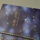 4 x Planner 2026-2027, Monthly and Weekly Academic Planner July 2026 - June 2027, Hardcover Student Teacher Planning Agenda Calendar Book with Tabs, Perfect for Office School Supplies, A5 (6.3" x 8.5") - Celestial