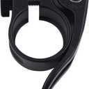 25.4mm Bike Seat Post Clamp Fits 22.2mm Seat Post Tube, Aluminum Alloy Quick Release Adjustable Bicycle Seatclamp for 22.2mm Bike Tube(#2)