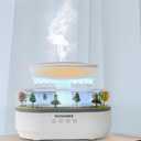 PLUVIANCE Raindrop Aroma Diffuser | 7-Color LED Light Rain Cloud Humidifier with Water Drip & Rainfall Sound (250 ml) - Humidifier with Aromatherapy & Auto Shut-off Timer For Bedroom, Office, Home