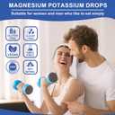 (2 Pack) Potassium Magnesium Supplement Liquid with Potassium, Magnesium,Calcium, Vitamin D3, Zinc, for Adult and Kid, Sugar Free