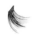 Kiss Impress Falsies Press On Self Adhesive Eyelashes, 12mm-14mm Glam Volume Press On Lashes, Black, No Glue Needed, Invisible Band, 20 Lash Clusters & Non-Stick Applicator - Spiky