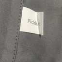 Pickluc Rod Pocket Tier Curtain - Half Blackout Curtain for Kitchen, Bathroom, Cabinet, Basement, 30 Inches Wide and 24 Inches Long, Dark Grey, 2 Panels