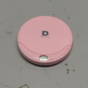 Deluxe Products CD Player Portable with 60 Second Anti Skip, Stereo Earbuds, Includes Aux in Cable and AC USB Power Cable for use at Home or in Car. Pink