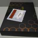 Yahi Red Light Photon Facial & Neck Mask with Remote Control, 7 Custom Modes with Infrared, Portable & Rechargeable with Timer for Home Use, 175 High-Density Light Beads, Black