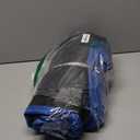 SUV Car Cover for Automobiles All Weather Waterproof, Universal Fit Kia Soul, Honda HRV/Element, Subaru CrossTrek, Hyundai Kona, Ford EcoSport, Jeep Renegade, Mazda CX-30 etc. (1 Fit SUV-Length (Up To 181"), Black-Blue)