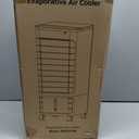 Windowless Portable Air Conditoners, 3-IN-1 Portable AC with Remote, 12H Timer &1.16Gal Tank, 45 Oscillation, 3 Modes 3 Speeds, Fast Cooling Quiet Ventless Swamp Cooler for Room Home Office, Ivory