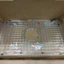 Serene Valley Sink Bottom Grid 22" X 14-1/2", Centered Drain with Corner Radius 3/8", Sink Protector SVH2215C