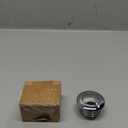 Motorcycle Flush Pop-up Gas Storage Cap Vented Fuel Tank Cap Fit for Harley Dyna Softail Touring Road King (Chrome)