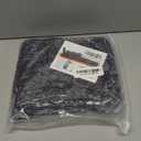 Obstal 6ft Stretch Black Spandex Table Cloth for Standard Folding Tables - 2 Pack Universal Rectangular Fitted Tablecloth Protector for Wedding, Trade Show, Vendor Stand