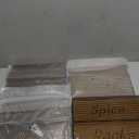 PanPanPal Packs Spice Drawer Organizer, 2-Tier Acrylic Drawer Seasoning Organizer, Expandable From 11'' to 22'' Kitchen Spice Rack Organizers and Storage for Drawer (Jars not included), Amber, 4 Pieces