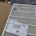 JUBEST 32'' x 80'' Steel Security Door, Surface Mount Reversible Entry Door