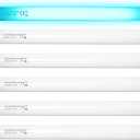 Konideke 6 Pack T8F10W BL 10W Replacement Bulbs T8 10 Watts Fluorescent Tube for 20W Device 13 Inch 365-nm Black Light