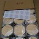 SHOWIN 10 OZ Thick Candle Jars for Making Candles 15 Pcs, Empty Jars with Wood Lids for Candle Making, Sample Container, Colourful