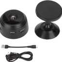 Mini Indoor Security Camera, Compact Indoor Smart Security Camera, 1080P Nightshot Mini Size Wide Viewing Angle Video Recording Security Camera