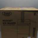 Gevi V2.0 Countertop Ice Maker 38lbs/24H, Ice Maker Nugget with Stainless Steel Housing, Chewable Pellet Ice Maker with Pour Water Refill, Self-Cleaning &Energy-Efficient, Black (17.3"D x 9.7"W x 16.7"H)