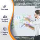 Large Magnet-Receptive Dry Erase Whiteboard Sticker 72" x 47" for Office