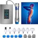 Body Massager Shockwave Therapy Machine,Pain Therapy System Impulse Waves Deep Muscle Massager for Pain Relief