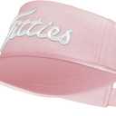 Bamveio Tittiess Golf Visors Hats for Men Women, Funny Titties Golf Gifts for Adults Humor, Pink 1
