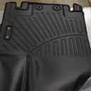 Floor Mats & Trunk Mat for 2022-2024 2025 2026 Nissan Pathfinder 7 Seats (Not Fit 8 Seats) TPE All Weather Protection 2 Rows Car Floor Liners with Cargo Liners Velcro Cover The Backrest