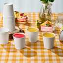 LITOPAK 300 Count 6 oz Paper Cups, Disposable White Paper Coffee Cups, Hot Beverage Drinking Cup for Coffee, Water, Juice, and Espresso