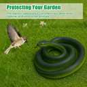 3 Pieces Realistic Fake Rubber Snake,Garden Lifelike Snake to Keep Birds Away Scare Squirrels, Prank Fake Snake