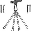 Dolibest Heavy Bag Hangers Brackets, Punching Bag Hangers, Heavy Bag Ceiling Mount with Carabiner for Body Weight Strength Training Systems, Aerial Yoga Swing & Hammock, Resistance Band