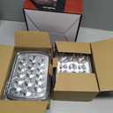 H6054 LED Headlights,Pair Rectangular 5x7 7x6 LED Headlight Hi/Low Sealed Beam Replacement Headlamp Compatible with Jeep Wrangler YJ XJ Chevy Express Ford GMC Savana Toyota Pickup Truck Van