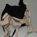 Gailife 3 Pack Nursing Bras for Breastfeeding Seamless Wireless Maternity Bras for Pregnancy Soft Sleep Breastfeeding Bra (XX-Large, Black/Beige/Pink)