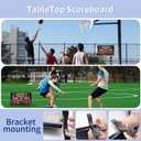 Electronic Basketball Scoreboard with Buzzer, Digital Scoreboard with Remote,Portable Score Keeper Battery Powered Score Board for Sports Games