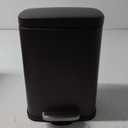 mDesign Pedal Bin  5 L Stainless Steel Metal Waste Bin with Pedal, Lid and Plastic Insert  Small Household Rubbish Bin for Bathroom and Kitchen or as Office Bin etc.  Bronze