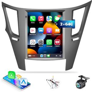 [2+64G]Android 13 Car Stereo for Subaru Outback Legacy 2010-2014 with Wireless Apple Carplay Android Auto,9.7" HD Touch Screen Car Radio with GPS Navigation,WiFi,Bluetooth,FM/RDS Radio SWC+Rear Camera