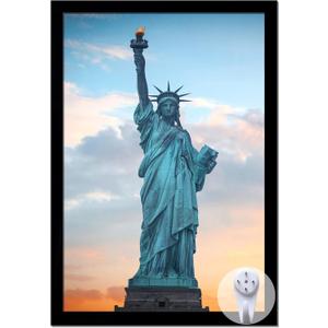 Pack of 2 OMAIGAR 12x18 Picture Frame for 13by19 Poster Photo Canvas Certificate Black High Transparent Poster Frame Wall Desktop Horizontal Vertical 12 x 18 Black 