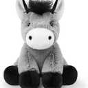 Donkey Stuffed Animal Toy, Soft Huggable Plush Toys for Kids, Cute Animal Gift for Boys Girls and Toy for 1-3 Toddlers -8.5 Inch