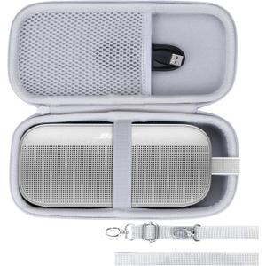 Hard Case Compatible with Bose SoundLink Flex 2nd Gen/Bose SoundLink Flex Portable Speaker, Off White Case