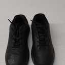 Men’s Black Lace-Up Work Shoes – Slip-Resistant, Durable, Comfortable - Black 6.5