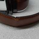 JASGOOD Boys Belt Leather Ratchet Dress Belt Kids Adjustable Leather Belt for School Uniform One Hand Release (18''-25'' Waist Adjustable, Brown)