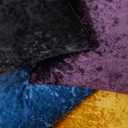 Set of 2 Navy Blue Decorative Velvet Throw Pillow Covers 20x20 Inches, Soft Neutral Accent Pillow Cases with Vintage Textured Farmhouse Couch Cushion Covers for Luxurious Home Decor