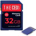 THE CEO Memory Card Ultra SDHC UHS-I 90MB/s  High-Speed & Reliable Camera Card - Class 10 for Fast Read/Write Ideal for Full HD Video & Photography- Get a Durable 32GB SD Card for Long-Term Storage (Blue)