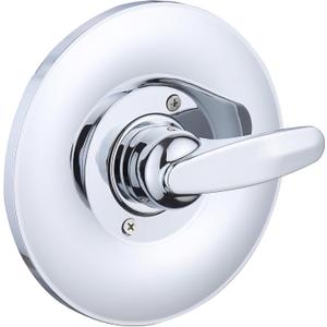 Shower Faucet Handle Trim Kit for Delta Tub and Shower Faucets, Shower Replacement Kit Compatible with Delta Shower Trim Kit, Single-Handle Valve Tub Shower Trim Kit (Chrome)